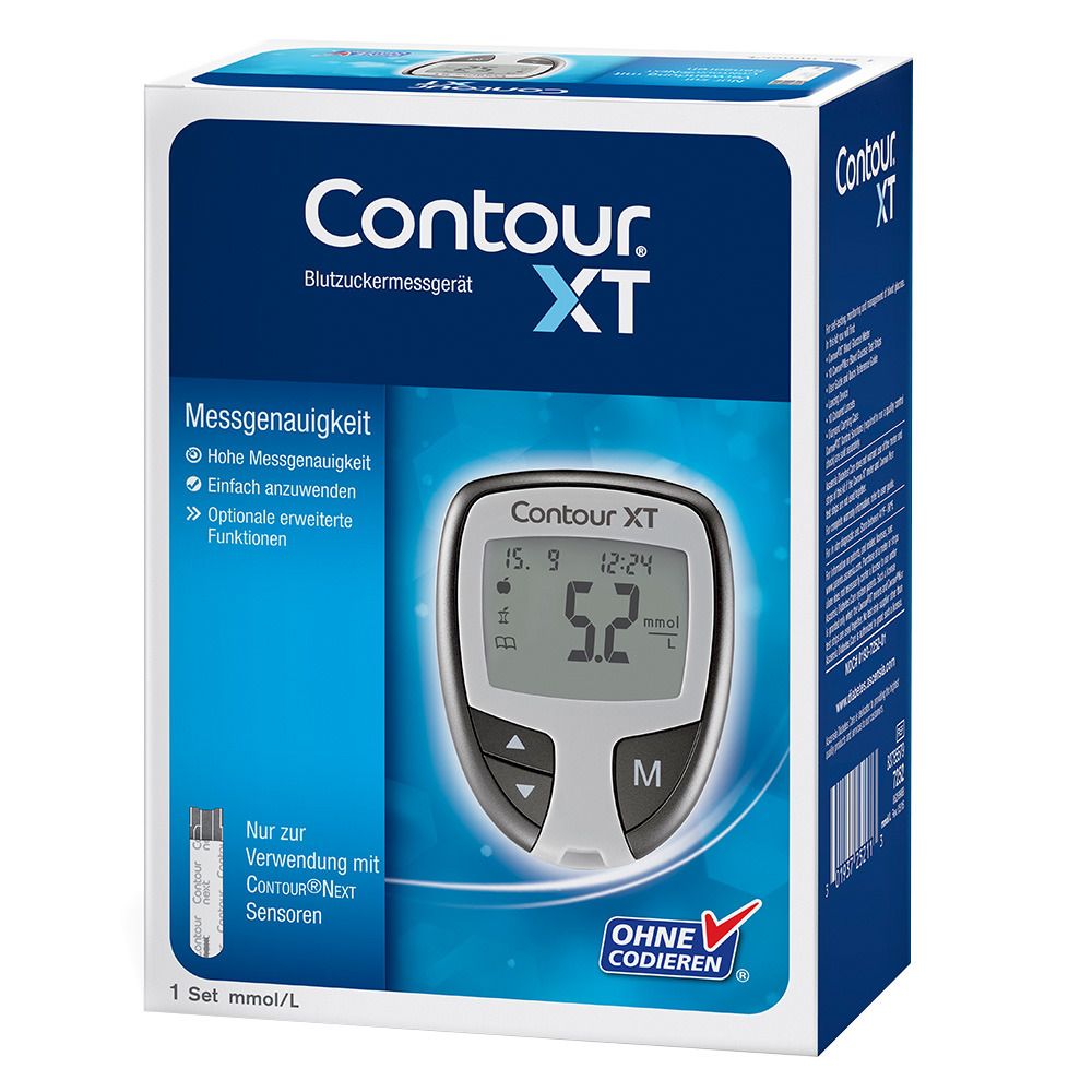 CONTOUR® XT Set mmol/l blood glucose meter