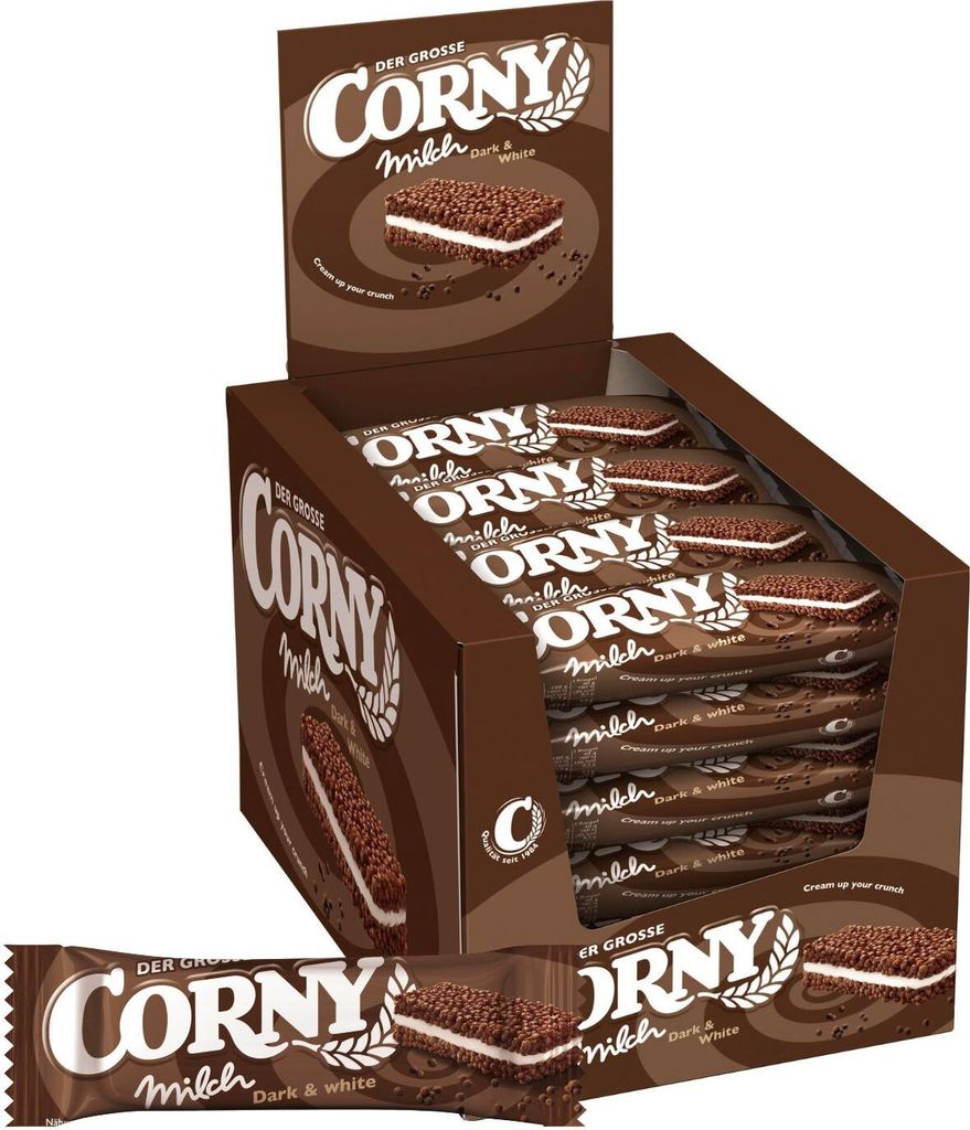 Corny MILCH Dark & White "Der Große", 24x40g