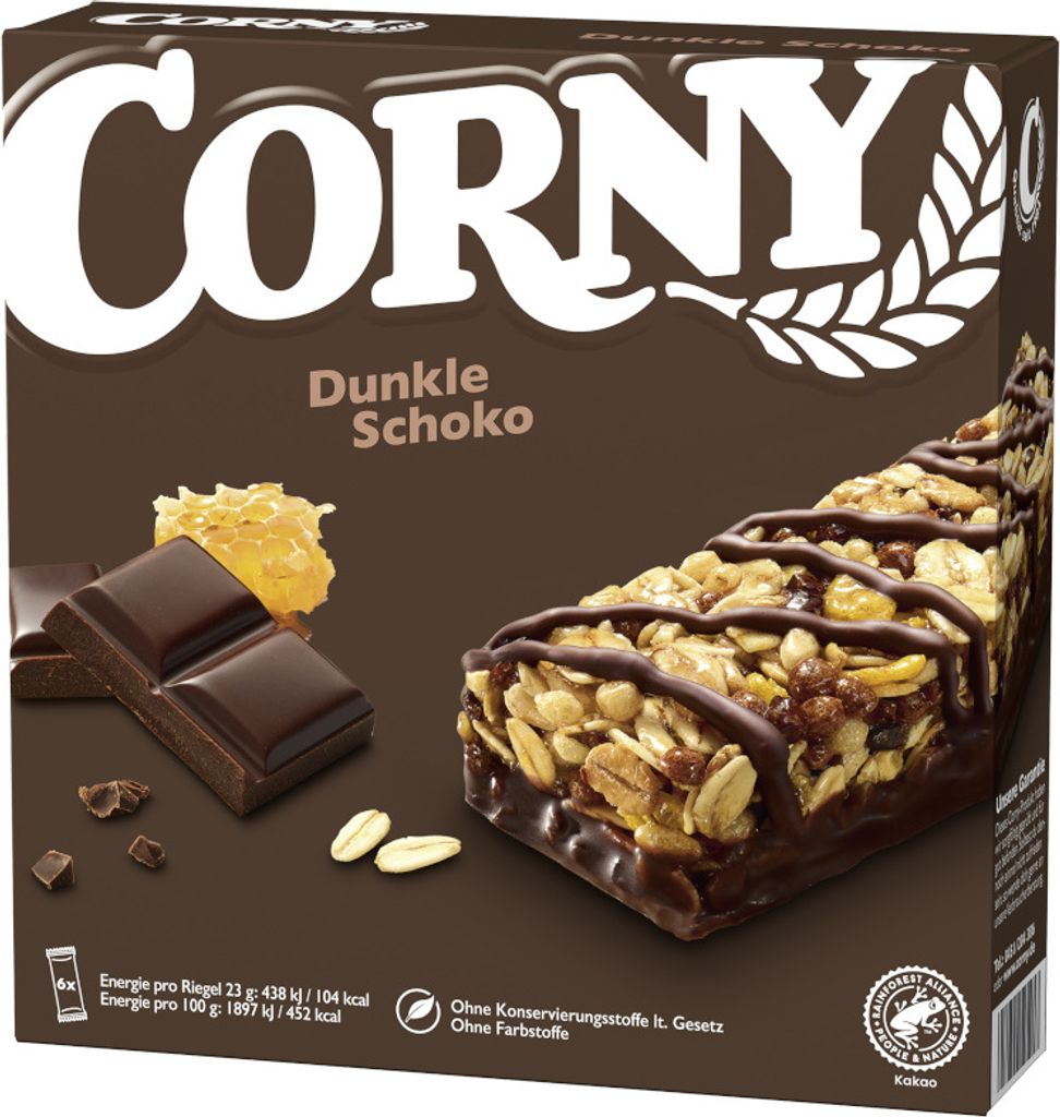 Corny Müsliriegel CLASSIC Dunkle Schokolade, 6x23g