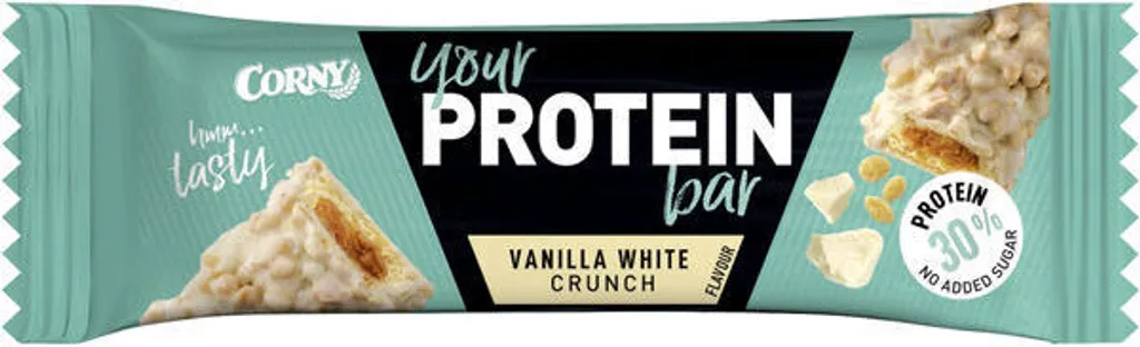Corny your Protein bar Vanilla White Crunch mit Vanillegeschmack 45g