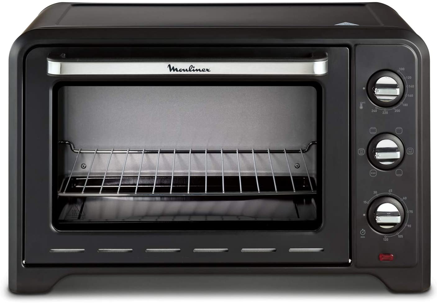 Moulinex Optimo OX487810 Electric Oven 39 L Black Recirculation 6 Cooking Modes Pizza Bread Cake Pastry 2000 W Thermostat 240° Defrost Function