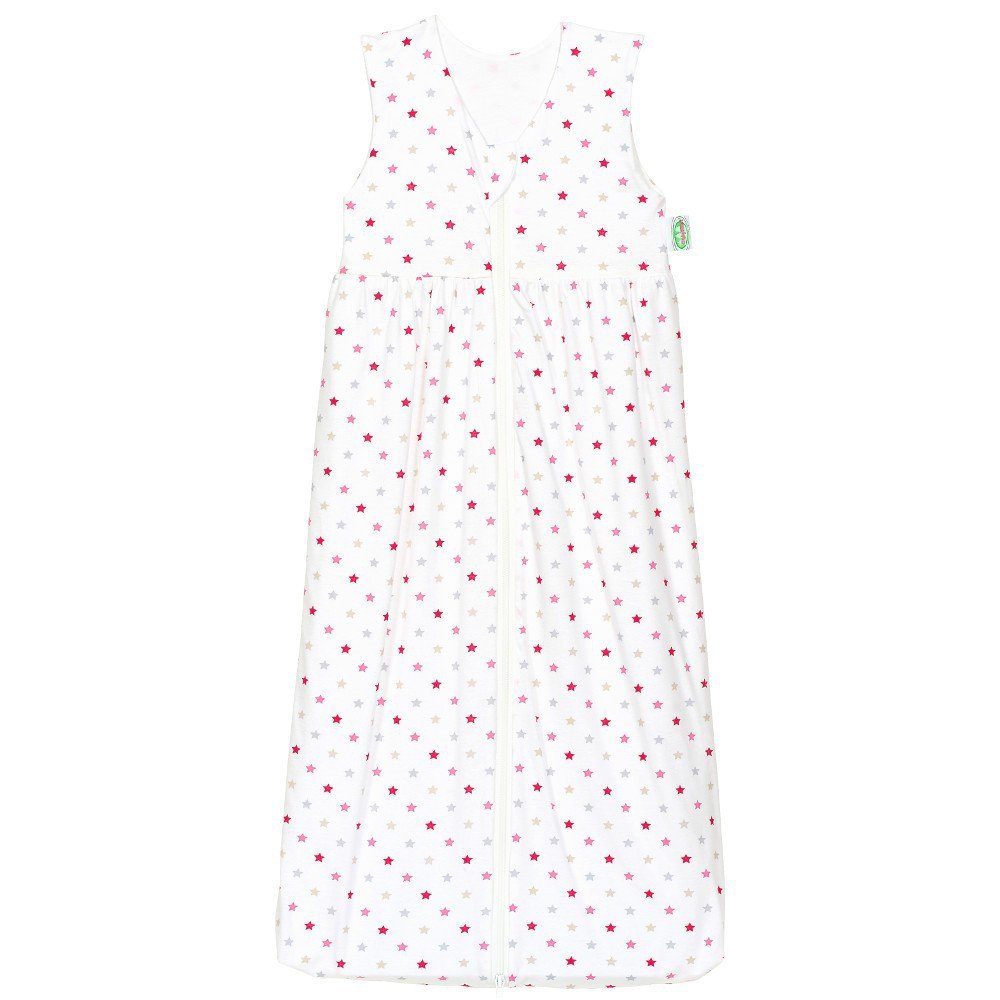 Odenwälder Summer Sleeping Bag Anni – Size: 90; design: stars white/pink