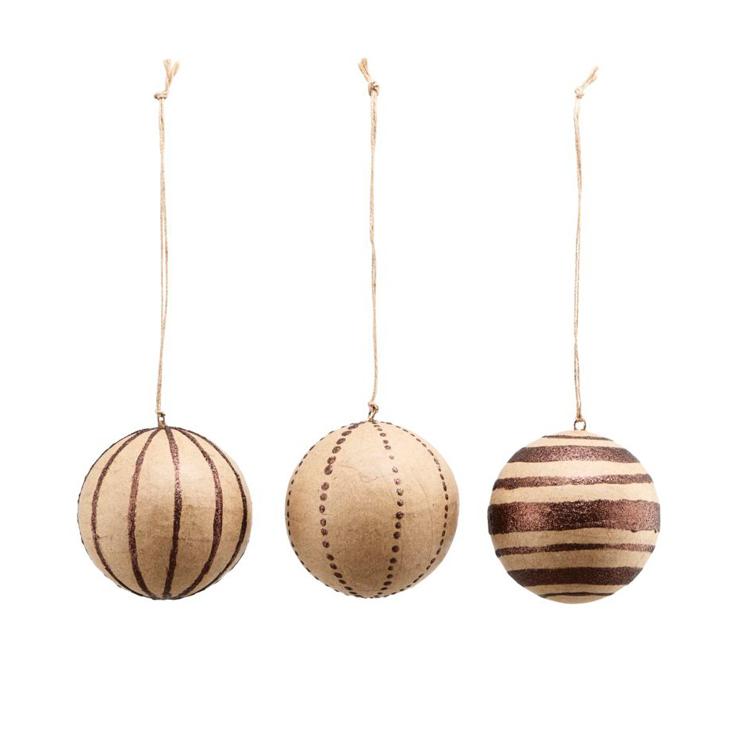 Craft Christmas Ball Medium 3 Pack