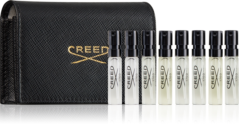 Creed Leather Sample Wallet - Black Set for Men
