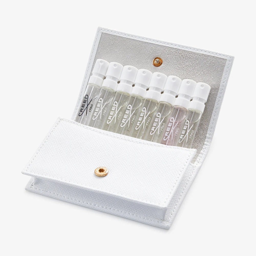 Creed Leather Sample Wallet - White Set for Women
