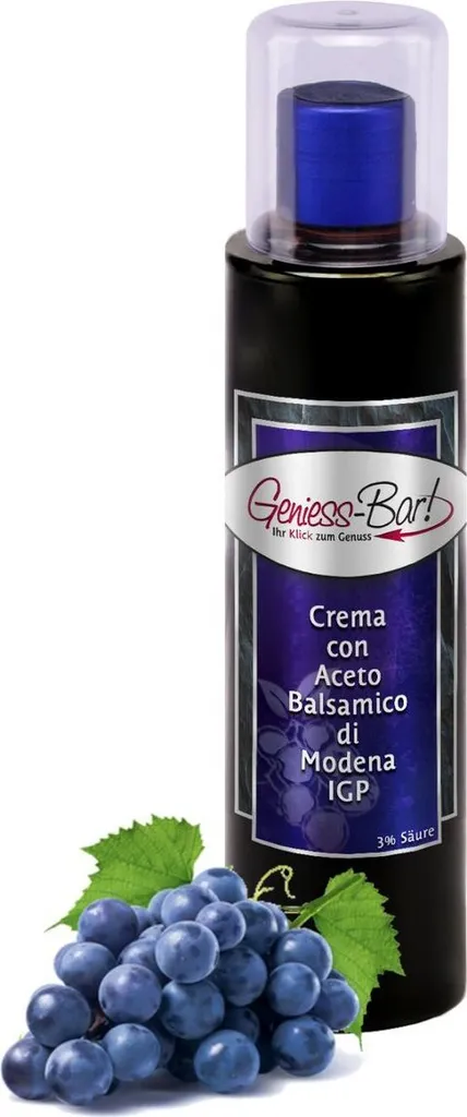 Cream of Balsamic Vinegar of Modena IGP 0.26L thick & mild 3% acidity