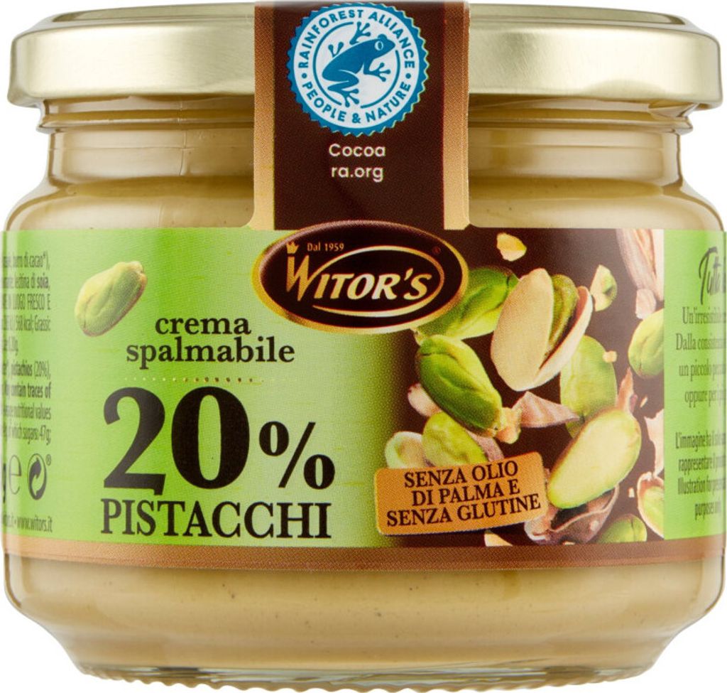 Crema Spalmabile Pistaziencreme 220g - Witors