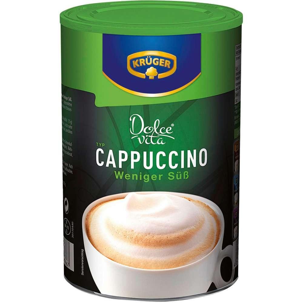 Cream cappuccino, less sweet