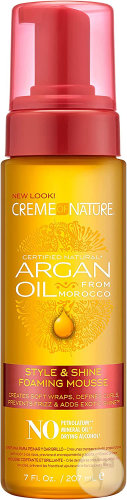 Creme Of Nature Mousse With Argan Oil From Morocco Pump Bottle 207ml