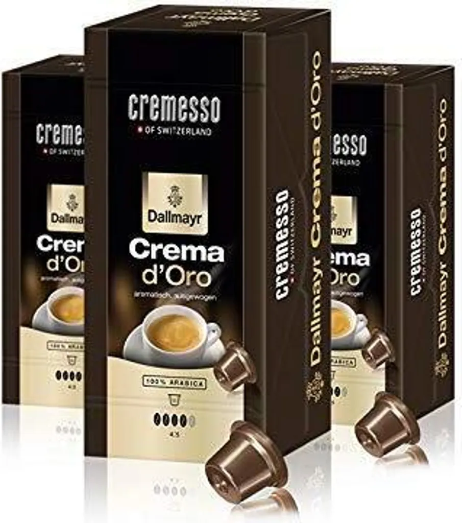 Cremesso coffee capsules 16 pieces (DALLMAYR CREMA DORO)