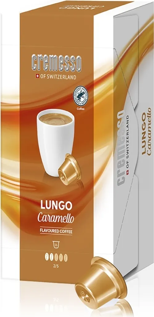 Cremesso coffee capsules 16 pieces (Lungo Caramello)
