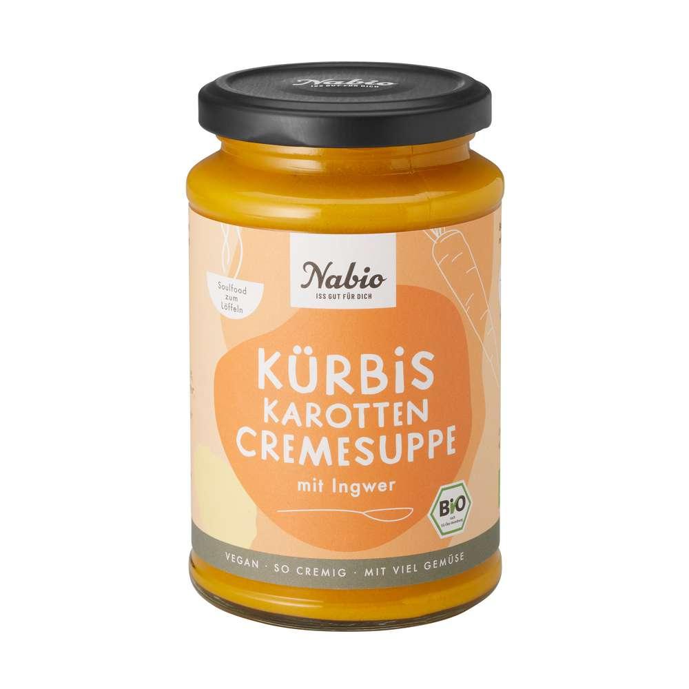 Pumpkin and carrot cream soup