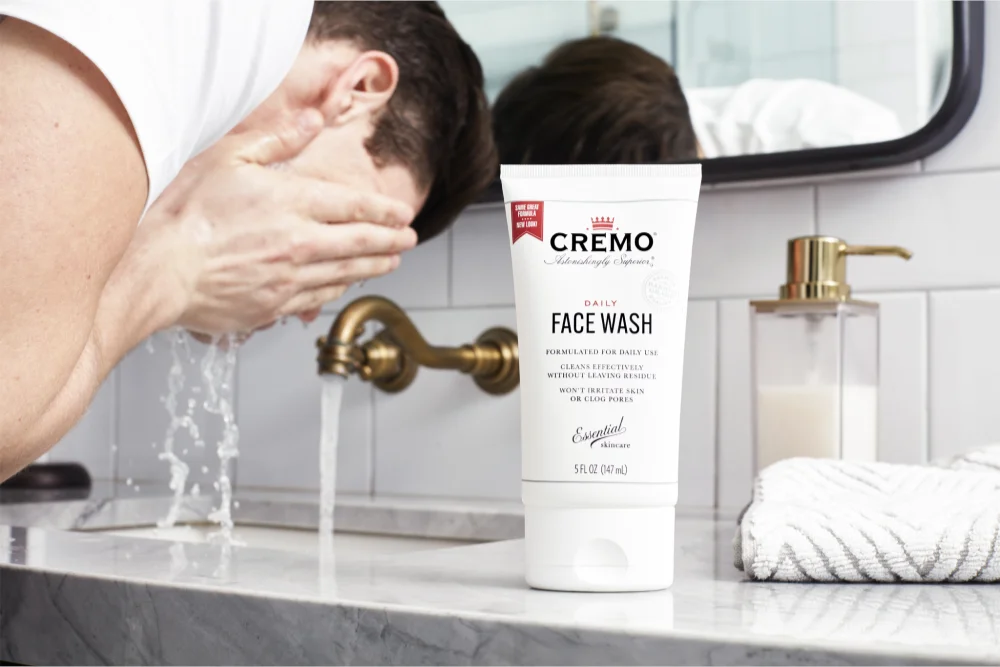 Cremo Daily Face Wash facial cleansing soap for men