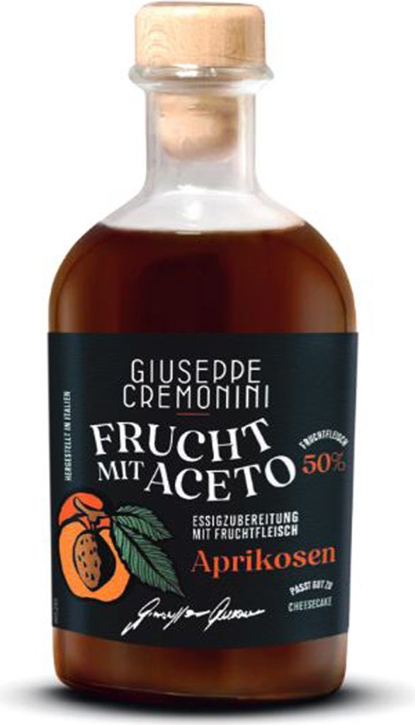 Cremonini Fruit with Aceto Apricot delicate sweet and sour sauce 250ml