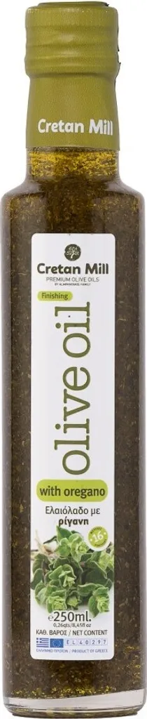 CRETAN MILL 15742 Olivenöl mit Kräuteraroma OREGANO 250ml Flasche