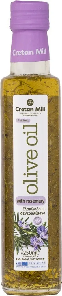 CRETAN MILL 15762 Olivenöl mit Kräuteraroma ROSMARIN 250ml Flasche