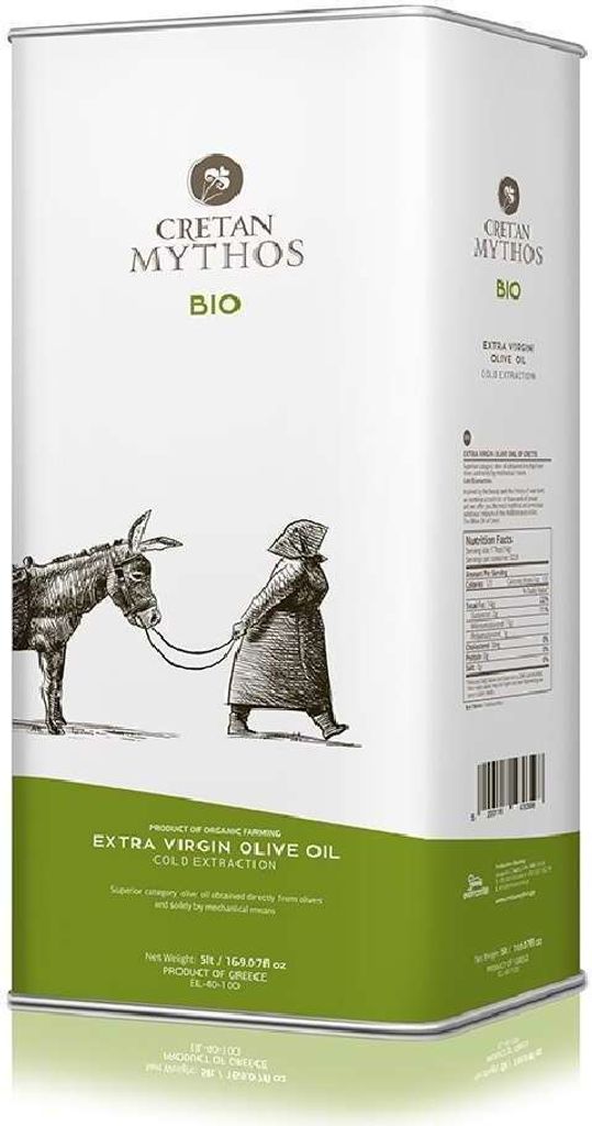 CRETAN MYTHOS 03538 - Organic Natives Olivenöl Extra 5 Liter von Chania Kreta