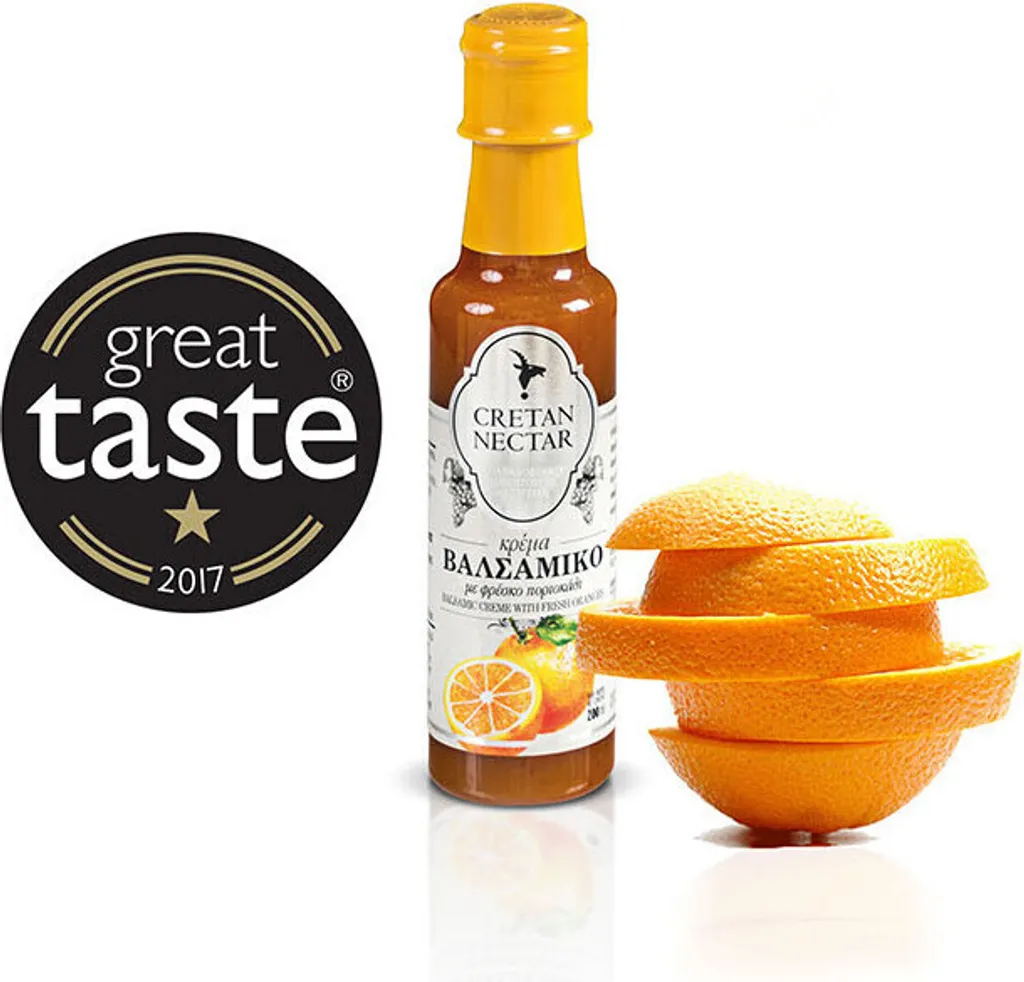 CRETAN NECTAR 01521 - Balsamic Cream with Orange from Chania Crete 200ml