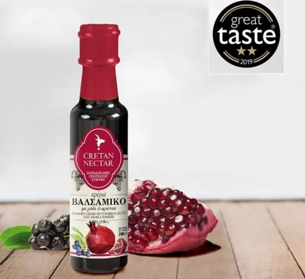 CRETAN NECTAR 01551 - Balsamic cream with pomegranate and aronia berries from Chania Crete 200ml