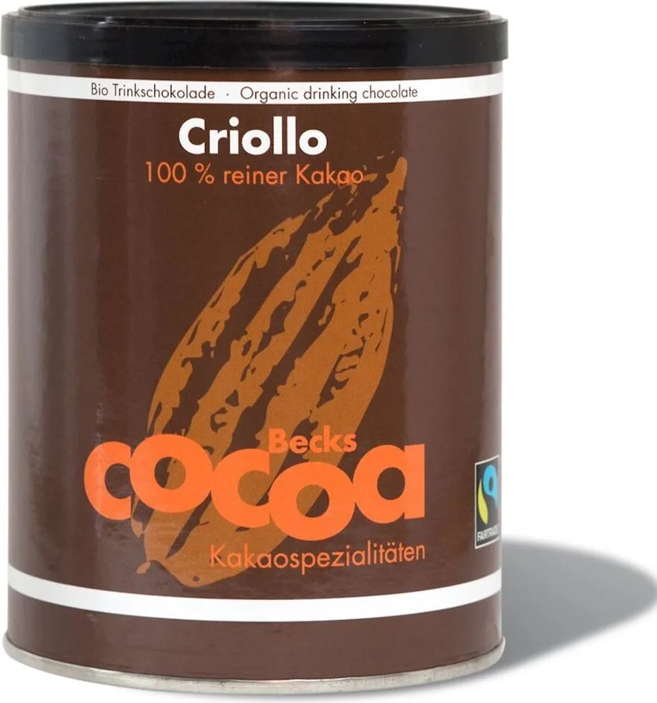 CRIOLLO COCOA POWDER FAIR TRADE GLUTEN FREE 250 g - BECKS COCOA
