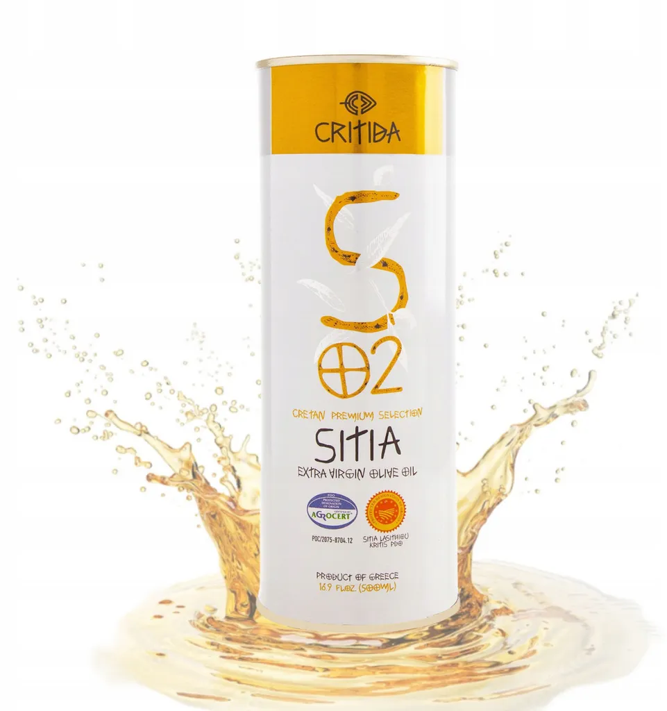 CRITIDA, Olivenöl 500 ml, Extra Natives Olivenöl, griechisches Olivenöl, griechische lebensmittel