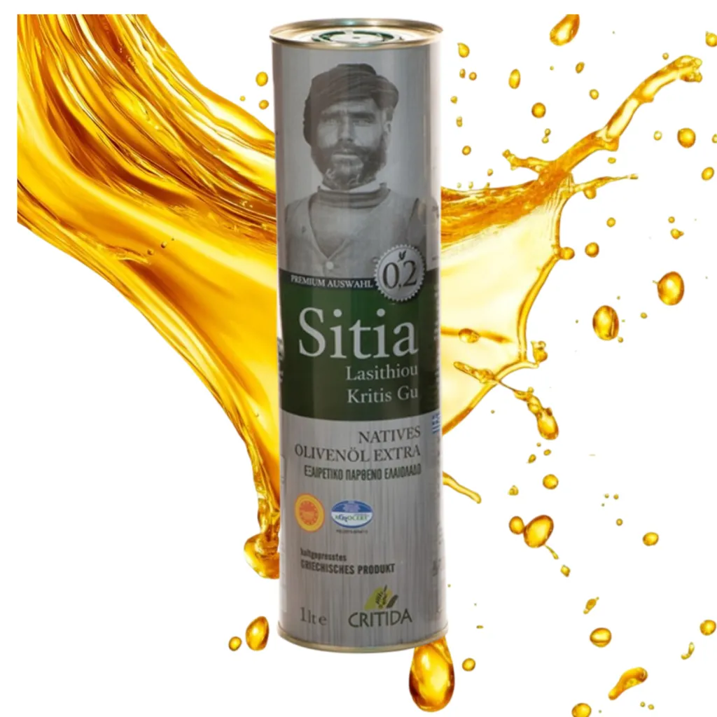 Critida, Olive Oil, Extra Virgin, Sitia, Olive Oil 1L, Greek Olive Oil