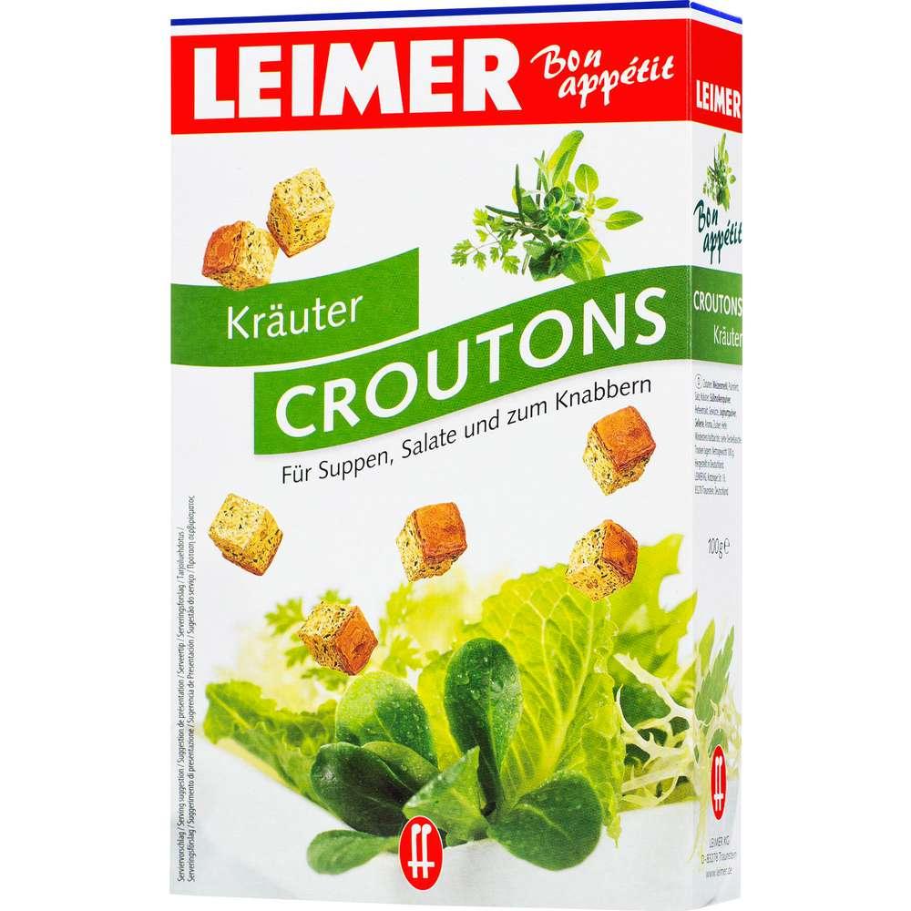 Croutons, herbs