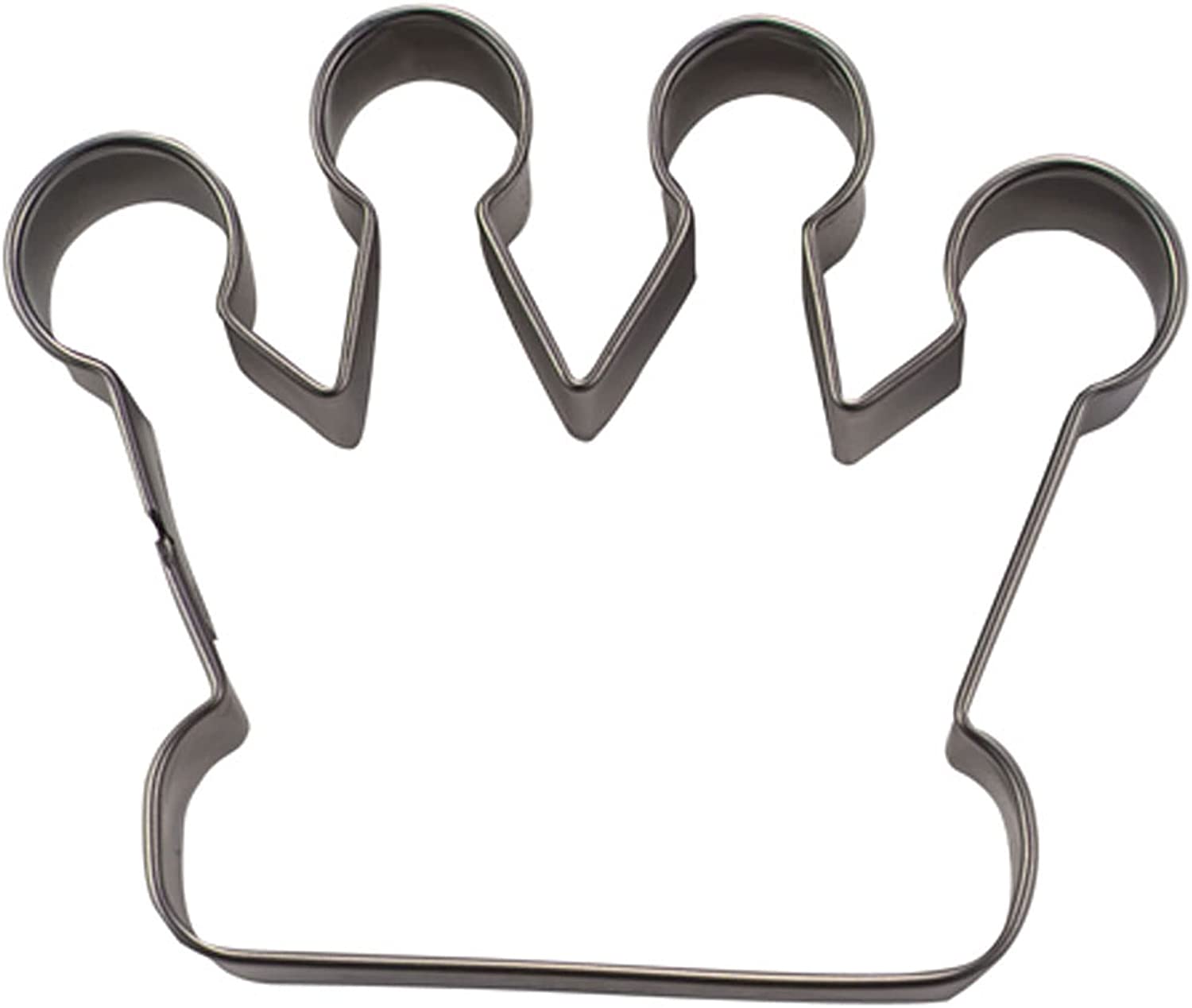 Staedter Crown-Shaped Stainless Steel Cookie Cutter 7.5 cm Approx.
