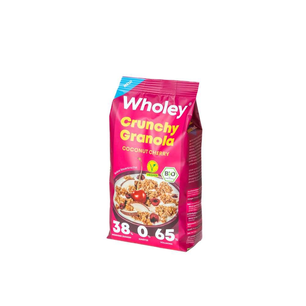 Crunchy granola, coconut cherry
