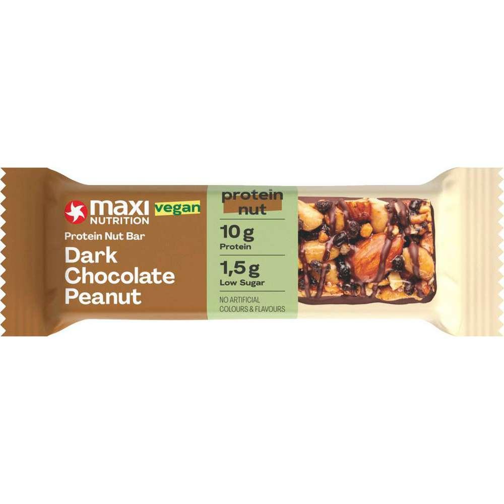 Crunchy nut bars, double dark chocolate