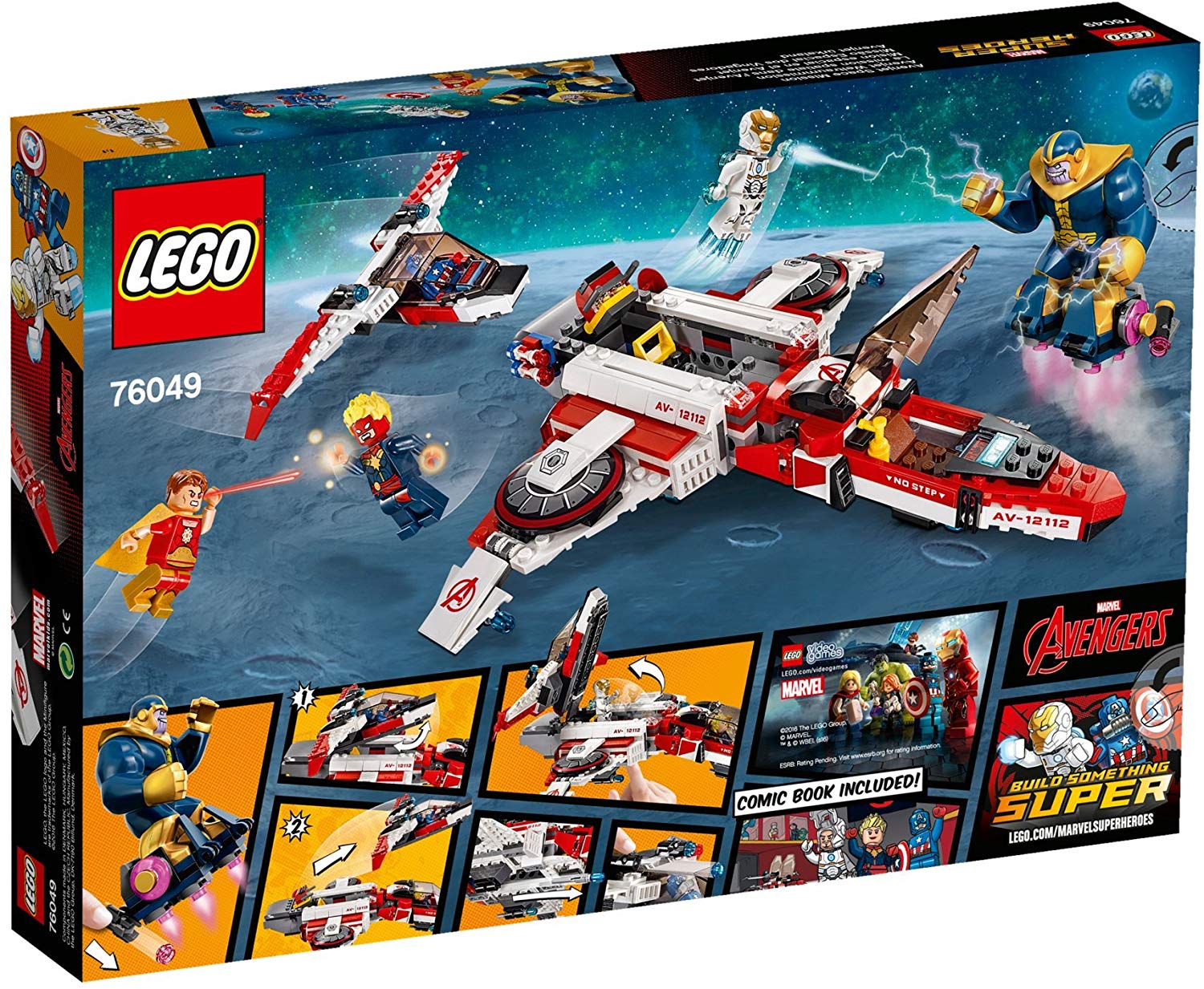 Lego Marvel Super Heroes 76049 Avenjet Space Mission