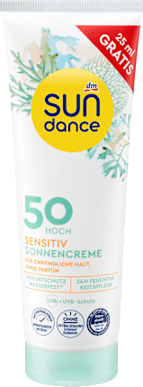 Sunscreen sensitive SPF 50, overfill, 125 ml