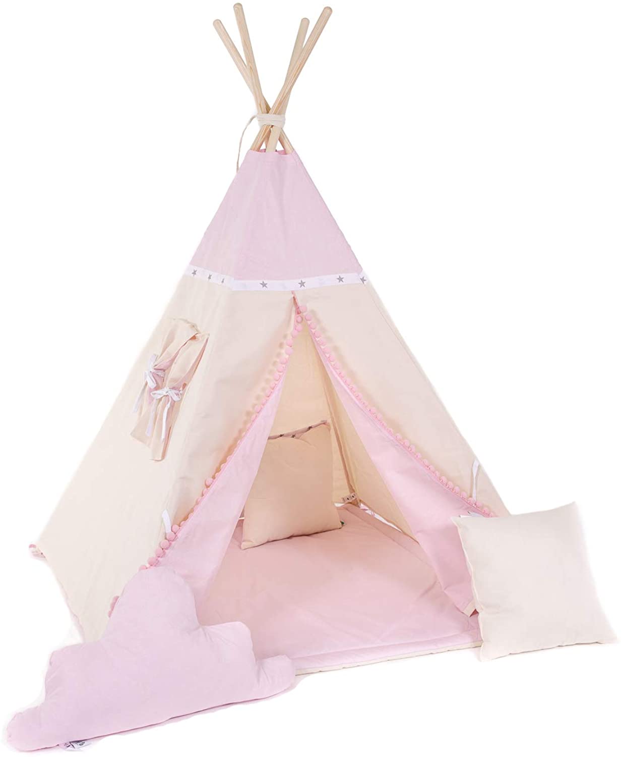 Tepee Teepee Teepee Childrens Play Tent Set For Children Indoor Outdoor To