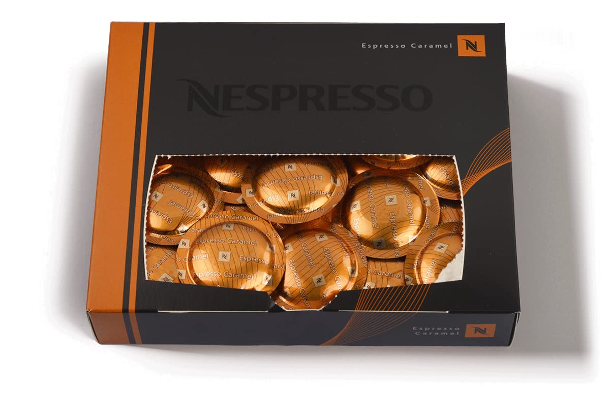 Nespresso Pro Kapseln Pads - 50x Espresso Caramel - Original - für Nespresso Pro Systeme