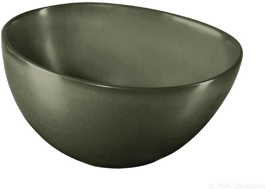 ASA - Bowl, bowl - Cuba Verde - green - porcelain stoneware - diameter 14 x height 7.5 cm.