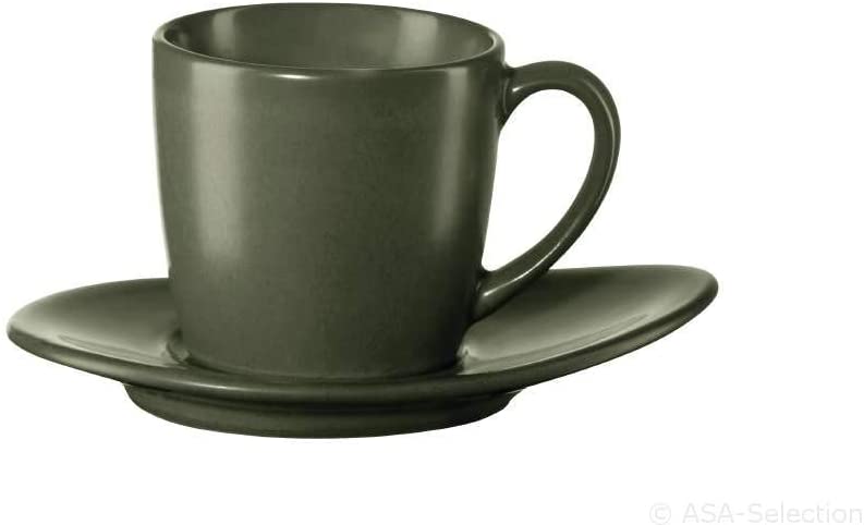 ASA Cubaverd Verde Espresso Cup with Saucer, 0.06 Litre