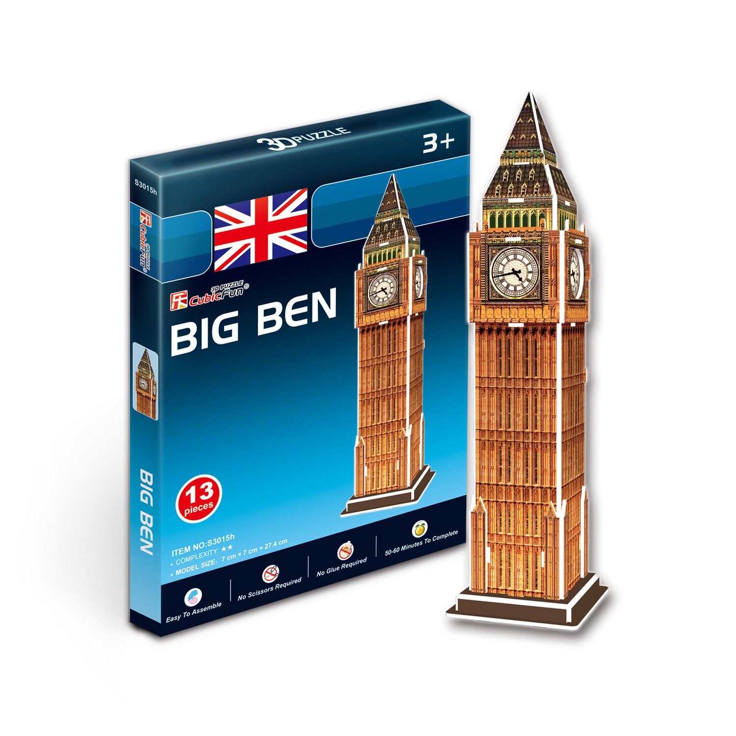 Cubicfun 3D Puzzle S-Series "Big Ben - London"