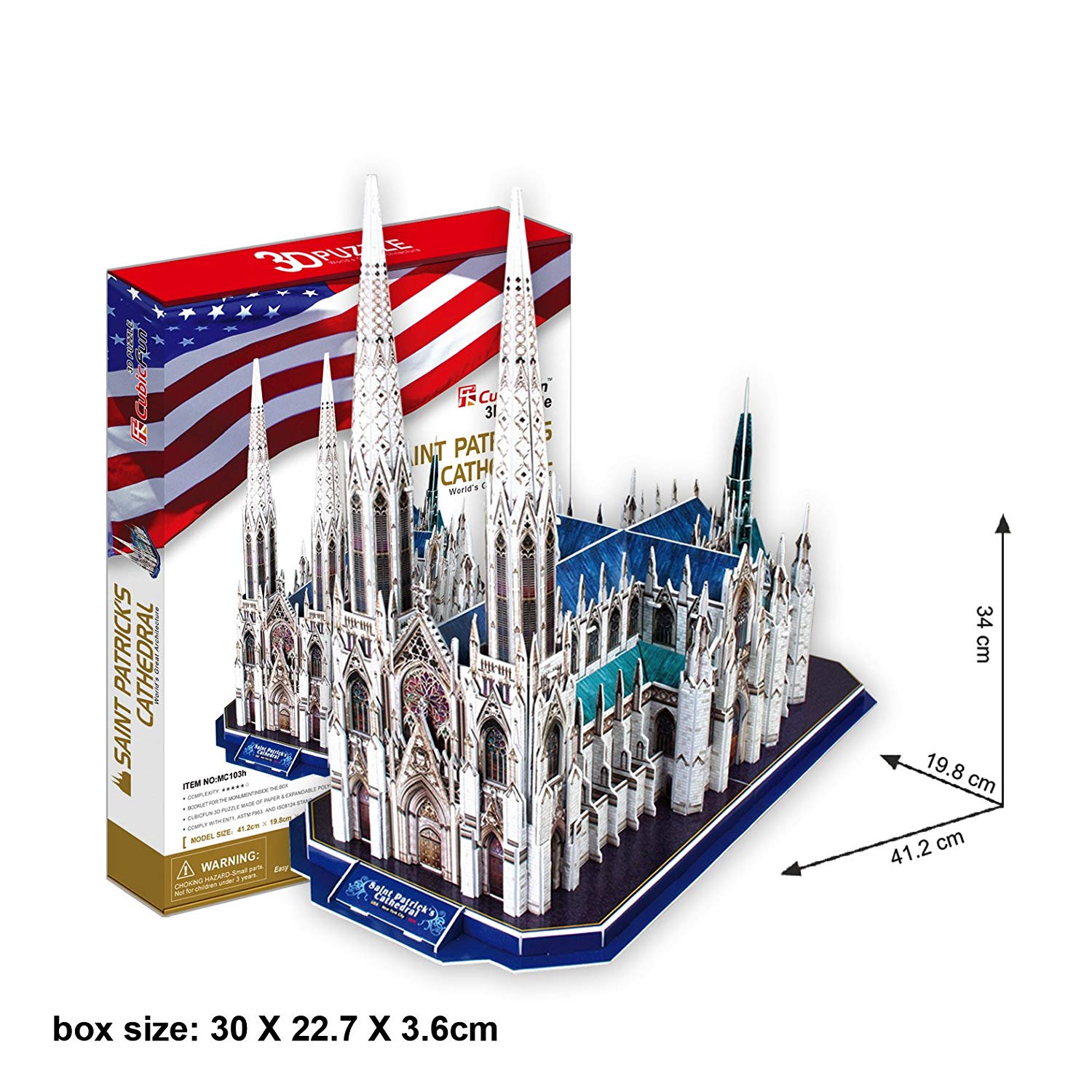 Cubicfun 3D Puzzle "Saint Patricks Cathedral - New York"