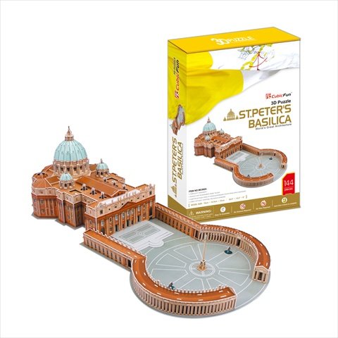 Cubicfun 3D Puzzle "Saint Peters Basilica - Vatican City"