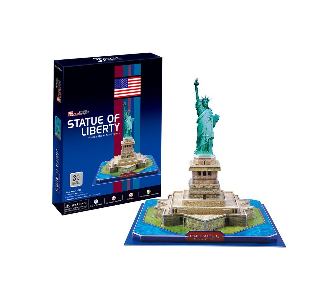 Cubicfun Statue Of Liberty New York Usa 3D Puzzle