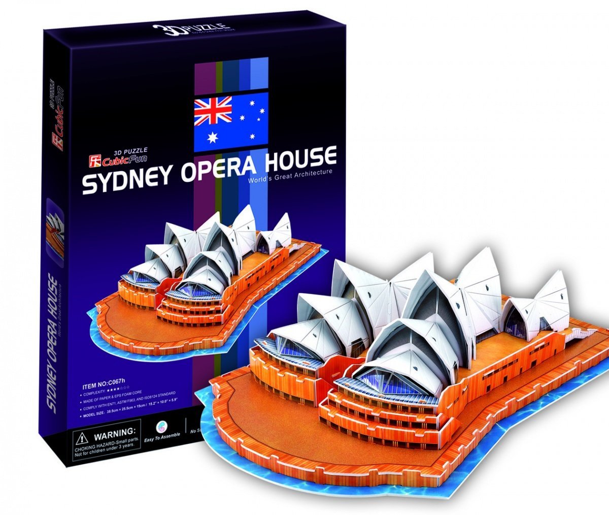 Cubicfun Sydney Opera House Sydney Australia 3D Puzzle