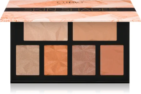 Cupio Skin Shades cheek contouring palette for face