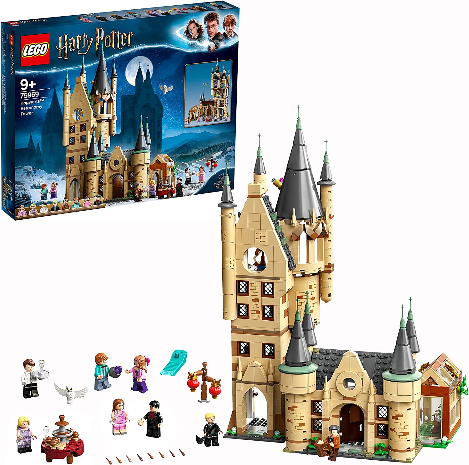 LEGO 75969 Harry Potter Astronomy Tower on Hogwarts Castle, Toy Compatible with the Great Hall of Hogwarts and the Whip Willow