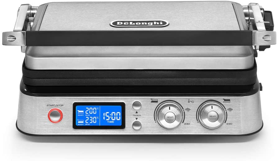 DeLonghi MultiGrill, electric grill with cooking functions, electric contac