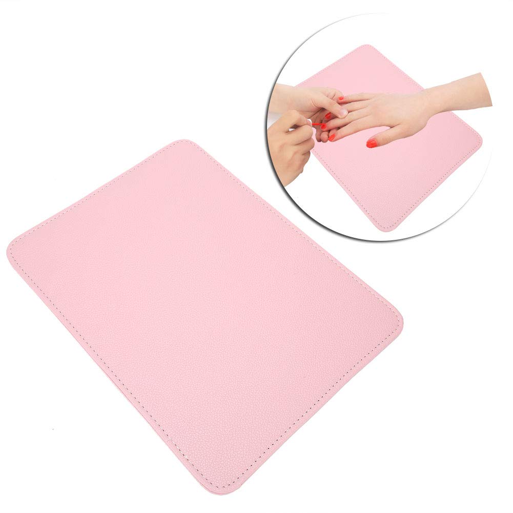 Demeras Nail Studio Tools Durable Nail Care Pad Nail Art Table Mat for Household Beauty Salon (Pink), ‎pink