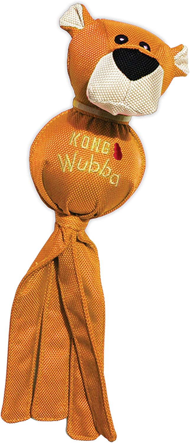 KONG – Wubba Friends Ballistic – Zerrspielzeug aus Nylon (Verschiedene Figu