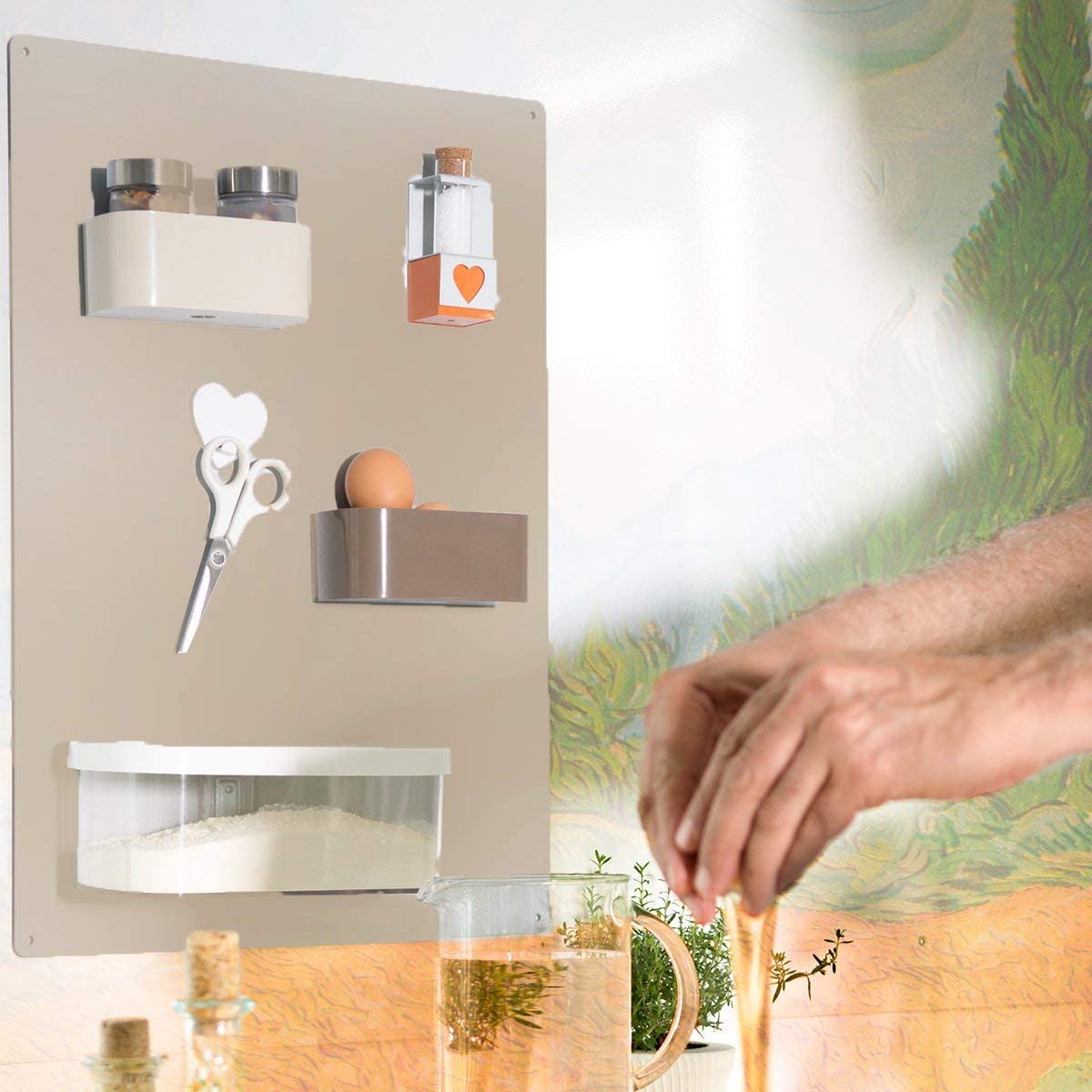 Kalamitica Magnetic Kitchen Board With Accessories