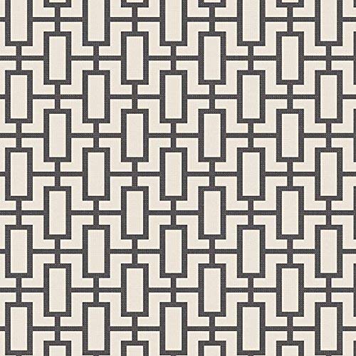 Sh34508 – Shades Geometric Black Cream Gallery Wallpaper