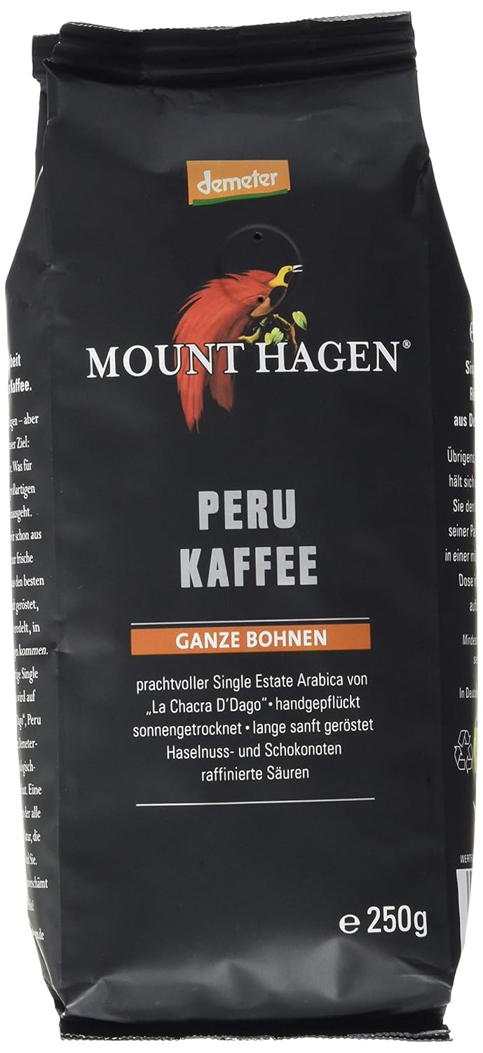 Mounthagen Roasted Coffee Peru Whole Bean (1 x 250 g)
