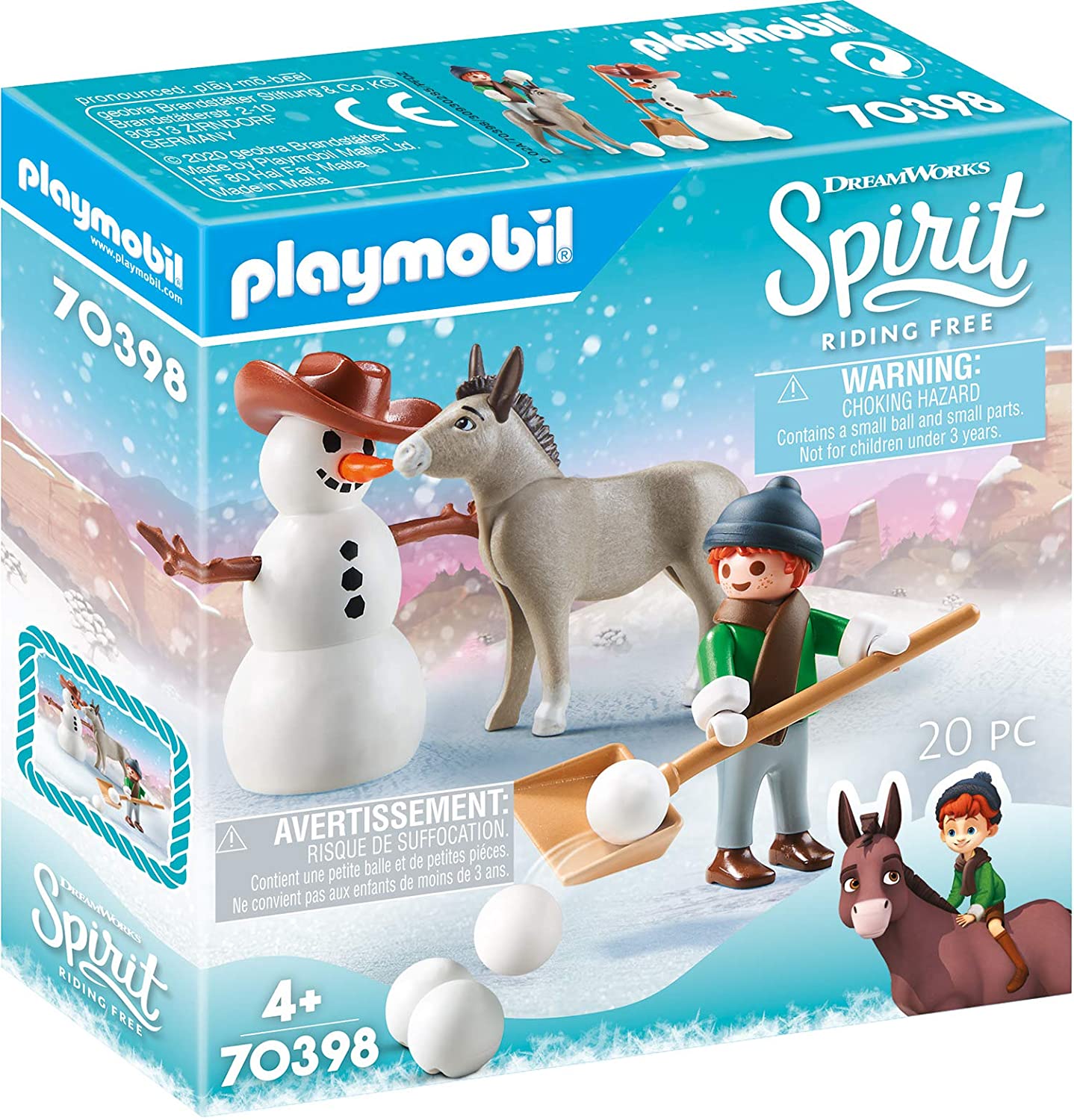 Playmobil 70398 Schneespaß Mit Snips & Herrn Karotte, Ab 4 Jahren